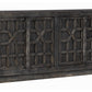 Roseworth - Distressed Black - Accent Cabinet