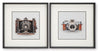 Dirkgrove - Wall Art Set (Set of 2) - Black / White / Brown