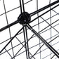 40 Pcs Small Animal Cage Bunny Hutch Portable Metal Wire with Ramps for Kitten Chinchilla, Black