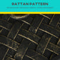 40lbs. Concrete Umbrella Base with Rattan Effect, Heavy Duty Parasol Stand for Outdoor Patio Umbrella, Bronze