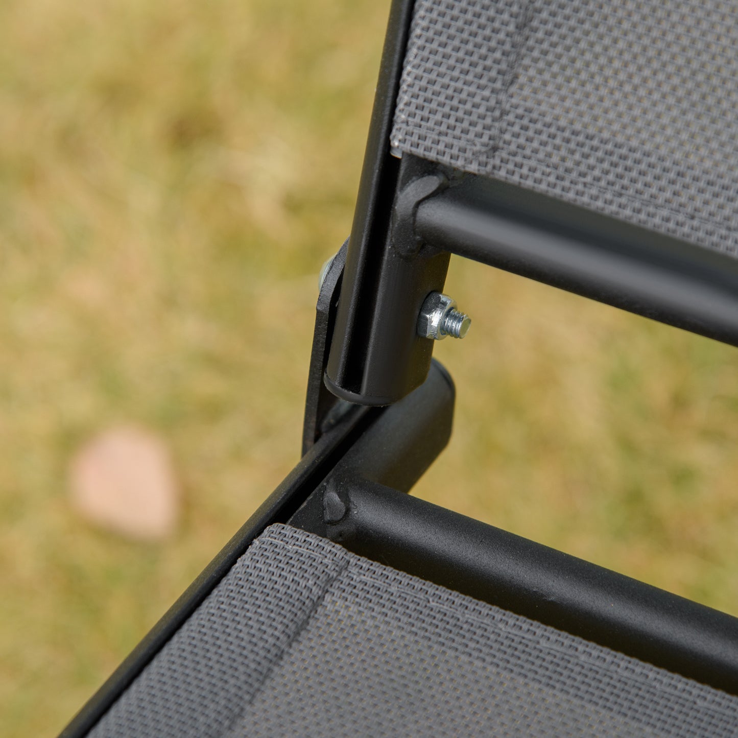 2-Seat Patio Swing Chair, Outdoor Porch Swing Glider w/ Tilting Canopy and Weather Resistant Steel Frame, Dark Grey