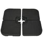 4 Piece Umbrella Base Stand w/ U Locking, 132 lb Capacity Water or 172 lb Capacity Sand, Black