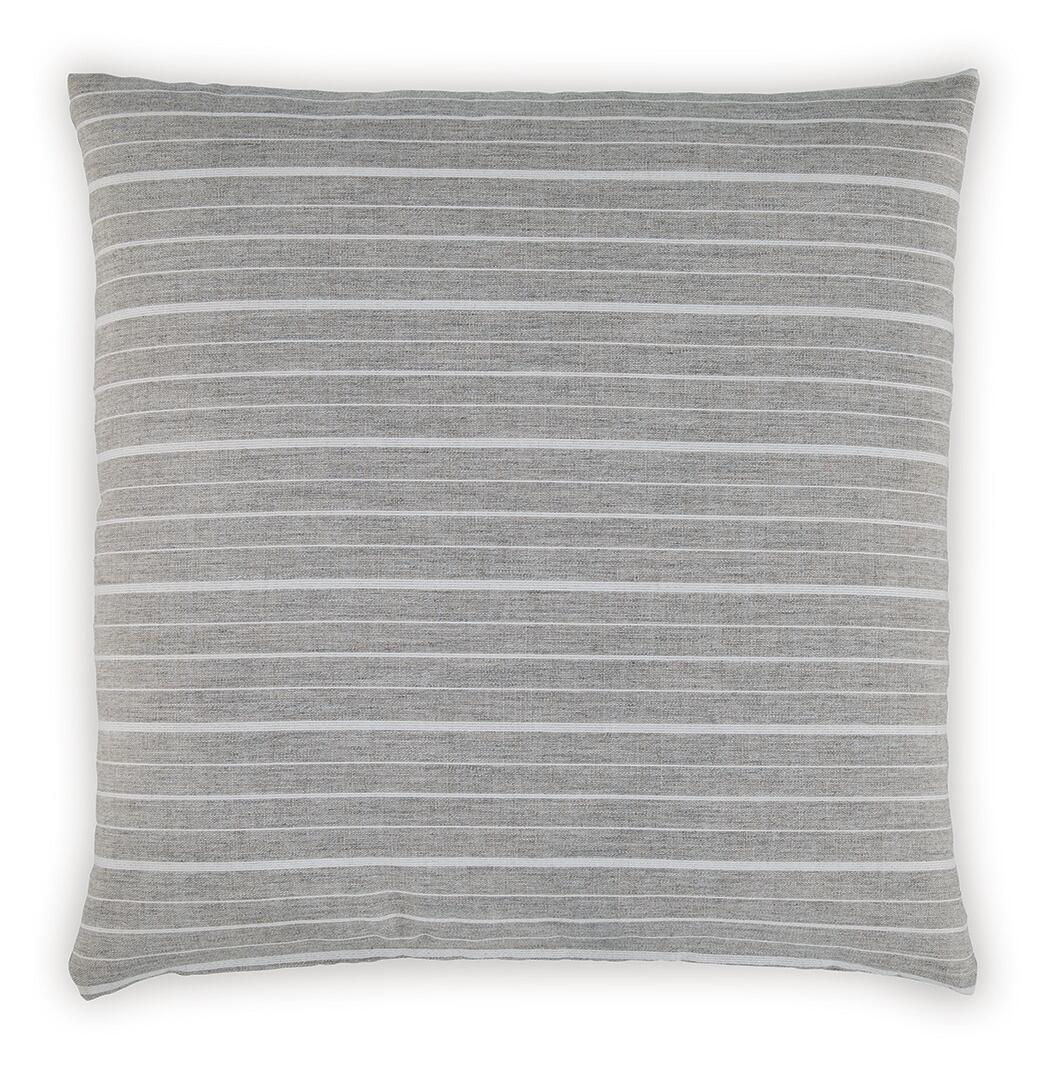 Vernthrone - Pillow (Set of 4) - Taupe / White