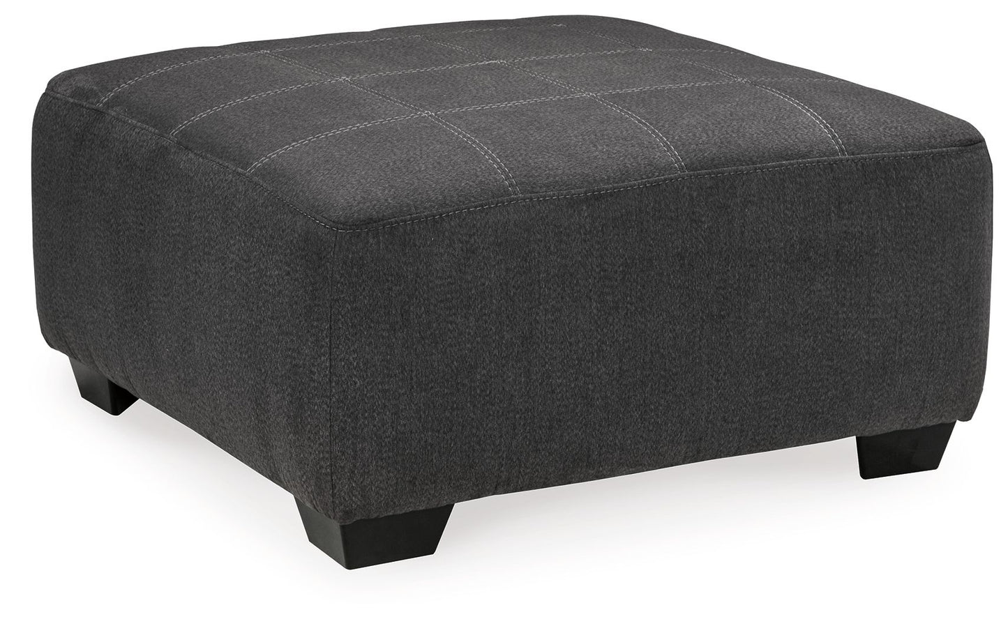 Ambee - Oversized Accent Ottoman - Slate