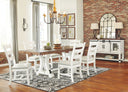 8 Pc. Table, 6 Chairs, Server