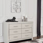 Zyniden - Silver - Six Drawer Dresser