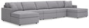 5 Pc. Double Chaise Sectional