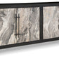 Lakenwood - Black / Gray / Ivory - Accent Cabinet