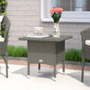 Wicker Outdoor Side Table, 20