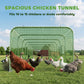 Extra Long Chicken Tunnel for Outside, 354" x 39" Galvanized Steel Chicken Run for 10-15 Chickens or Ducks