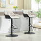 Swivel Counter Height Bar Stools Set of 2 with Back