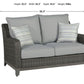 Elite Park - Gray - Loveseat W/Cushion