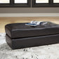 Amiata - Onyx - Ottoman - Leather Match