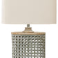 Deondra - Gray - Metal Table Lamp