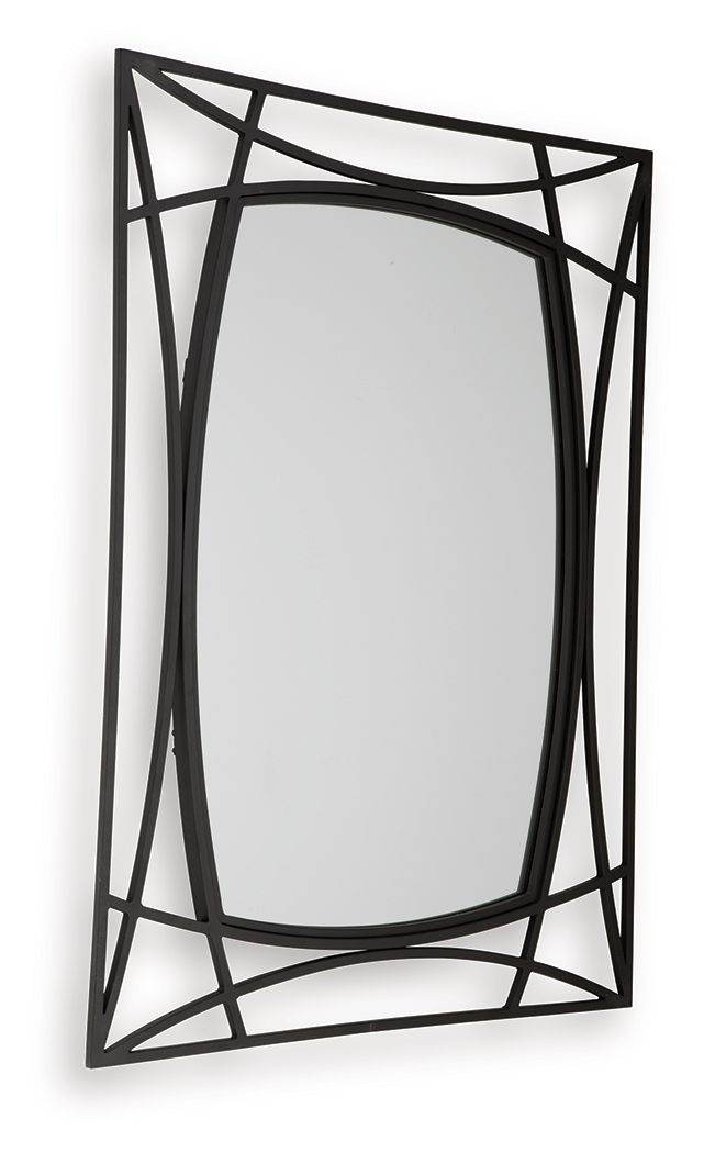 Freenville - Black - Accent Mirror - Forward Furniture