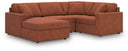 4 Pc. Sectional With Laf Corner Chaise And Raf Corner Chair