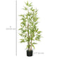 4ft Artificial Tree, Indoor Fake Bamboo with Pot, for Home Office Living Room Decor
