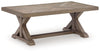 Laguna Heights - Rectangular Cocktail Table - Beige
