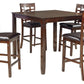 Bennox - Brown - Drm Counter Table Set (Set of 5)