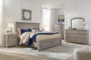 8 Pc. Bed, Dresser, Mirror, Chest, 2 Nightstands