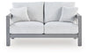 Hurley Park - Loveseat With Cushion - Gray