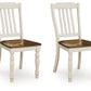 Wirloni - Dining Room Side Chair (Set of 2) - Antique White / Brown