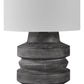 Wahida - Distressed Black - Poly Table Lamp
