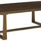 Balintmore - Brown / Gold Finish - Rectangular Cocktail Table