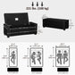 Flip Top Storage Bench Ottoman - Dark Grey