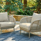 Swiss Valley - Beige - Lounge Chair w/Cushion (Set of 2)