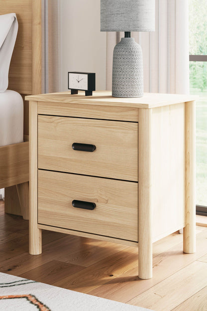 Cabinella - Tan - Two Drawer Night Stand - Forward Furniture