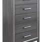 Lodanna - Gray - Five Drawer Chest