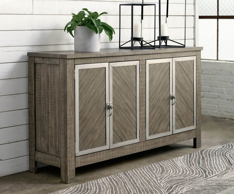 Krystanza - Weathered Gray - Dining Room Server - Forward Furniture
