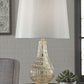 Latoya - Beige - Glass Table Lamp