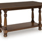 Sturlayne - Brown - Flip Top Sofa Table