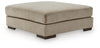 Linenhause - Oversized Accent Ottoman - Dune