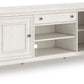 Robbinsdale - Extra Large TV Stand - Antique White