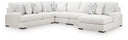5 Pc. Right Arm Facing Corner Chaise Sectional