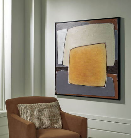Actman - Cream / Brown / Gray - Wall Art - Forward Furniture