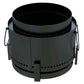 Smokeless Fire Pit with Ash Catcher, Portable Wood Burning Firepit with Poker for Garden Camping Bonfire Party, Black