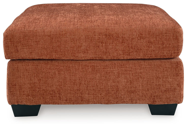 Aviemore - Oversized Accent Ottoman - Spice
