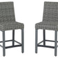 Palazzo - Gray - Tall Barstool (Set of 2)