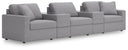 5 Pc. Sectional With Storage Consoles