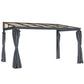 10' x 13' Outdoor Hardtop Pergola Gazebo with Polycarbonate Roof, UV Protection Sun Shelter with Curtains for Garden, Patio and Outdoor Events