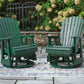 Shell Beach - Swivel Glider Chair - Green
