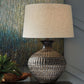 Magan - Metal Table Lamp  - Antique Bronze Finish