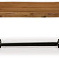 Fortmaine - Brown / Black - Rectangular Cocktail Table