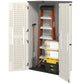 368 Gallon Outdoor Storage Cabinet with Openable Top and Lockable Doors for Lawnmower, Trash Can, Patio Accessories
