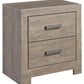 Culverbach - Gray - Two Drawer Night Stand