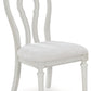 Montelaine - Antique White - Dining Upholstered Side Chair (Set of 2)